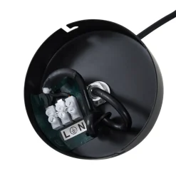 Lucande Pendellamper|Pendellamper > pendel Isandro, sort/opal, 7-lys
