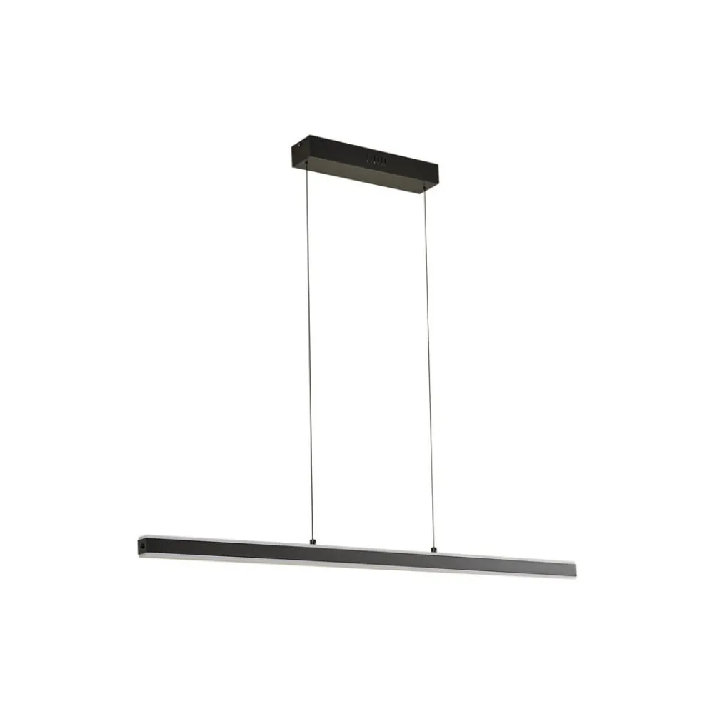 Lucande Pendellamper|Pendellamper > Pendolo LED-hængelampe, sort, aluminium, 120 cm