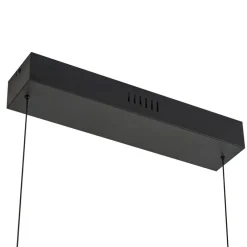 Lucande Pendellamper|Pendellamper > Pendolo LED-hængelampe, sort, aluminium, 120 cm