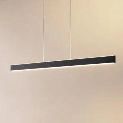 Lucande Pendellamper|Pendellamper > Smart LED-hængelampe Mylosh, sort, CCT, Tuya