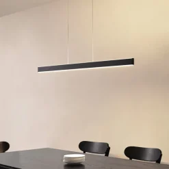 Lucande Pendellamper|Pendellamper > Smart LED-hængelampe Mylosh, sort, CCT, Tuya