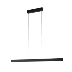 Lucande Pendellamper|Pendellamper > Smart LED-hængelampe Mylosh, sort, CCT, Tuya