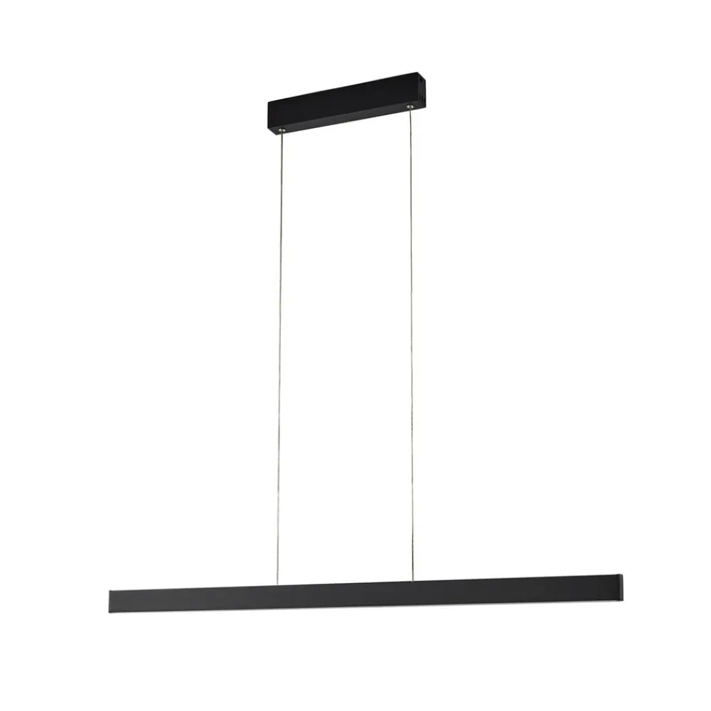 Lucande Pendellamper|Pendellamper > Smart LED-hængelampe Mylosh, sort, CCT, Tuya