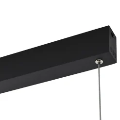 Lucande Pendellamper|Pendellamper > Smart LED-hængelampe Mylosh, sort, CCT, Tuya