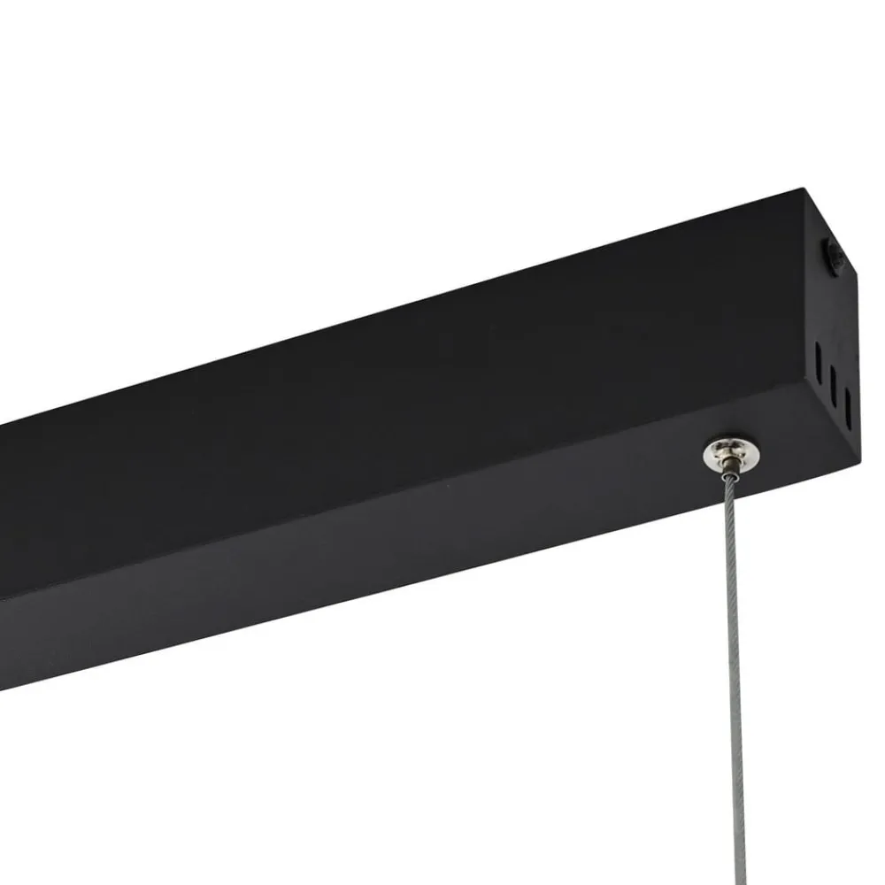Lucande Pendellamper|Pendellamper > Smart LED-hængelampe Mylosh, sort, CCT, Tuya