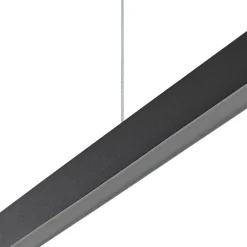 Lucande Pendellamper|Pendellamper > Smart LED-hængelampe Mylosh, sort, CCT, Tuya