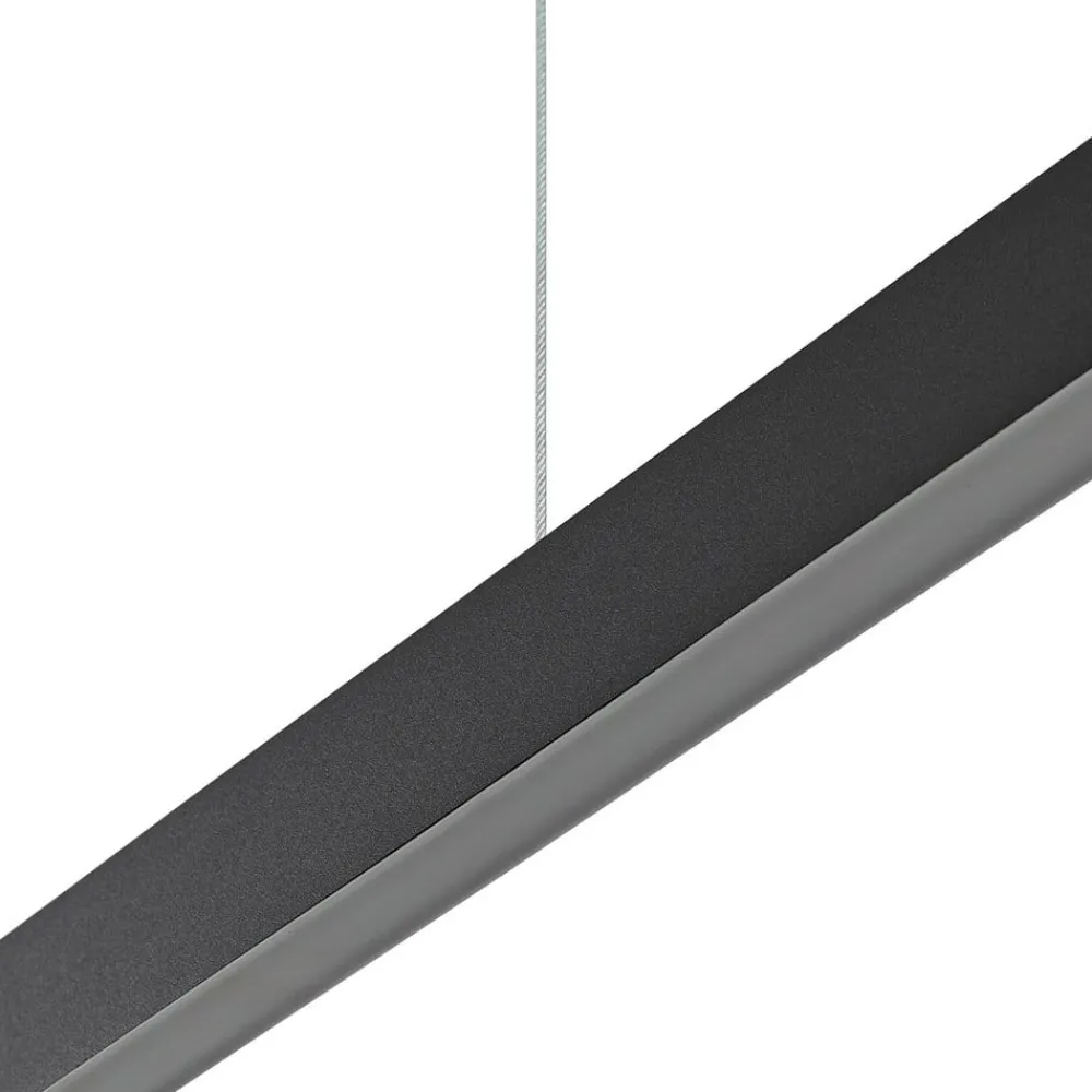 Lucande Pendellamper|Pendellamper > Smart LED-hængelampe Mylosh, sort, CCT, Tuya