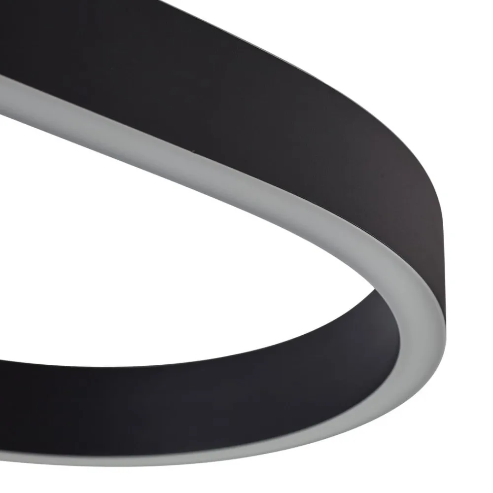 Lucande Pendellamper|Pendellamper > Smart LED-hængelampe Melinay, sort, CCT, Tuya