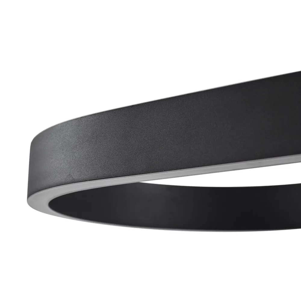 Lucande Pendellamper|Pendellamper > Smart LED-hængelampe Melinay, sort, CCT, Tuya