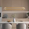 Pendellamper ^ Lucande Smart LED-hængelampe Melinay, guld, CCT, Tuya