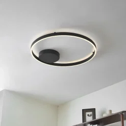 Loftlamper|Pendellamper ^ Lucande Smart LED-loftlampe Moise, sort, CCT, Tuya