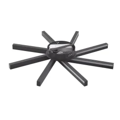 Lucande Loftlamper|Loftlamper > Smart LED-loftlampe Tjado, Ø70 cm, sort, RGBW