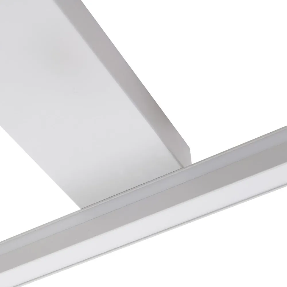 Lucande Loftlamper|Loftlamper > Smart LED-loftslampe Tjado, 50 cm, hvid, RGBW
