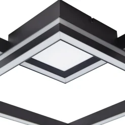 Lucande Loftlamper > Smart LED-loftslampe Tjado, 85 cm, sort, RGB, CCT