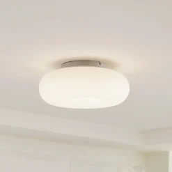Loftlamper ^ Lucande Smart LED-loftslampe Bolti, hvid, RGBW, CCT, Tuya