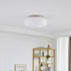 Loftlamper ^ Lucande Smart LED-loftslampe Bolti, hvid, RGBW, CCT, Tuya