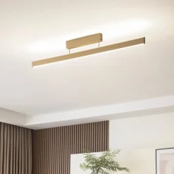 Lucande Loftlamper|Loftlamper > Smart LED-loftslampe Mylosh, guld, CCT, Tuya