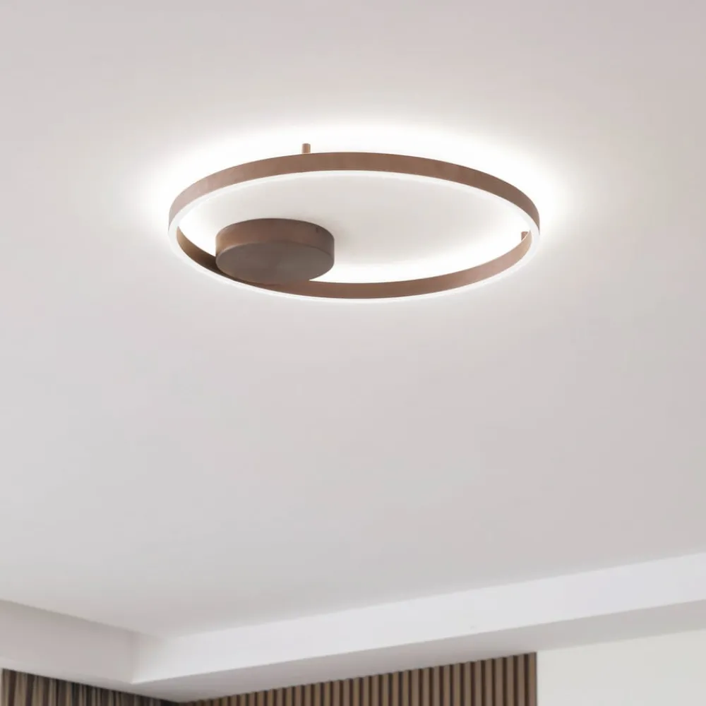 Lucande Gang|Loftlamper > Smart LED-loftslampe Moise, kaffe, CCT, Tuya