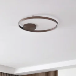 Lucande Gang|Loftlamper > Smart LED-loftslampe Moise, kaffe, CCT, Tuya