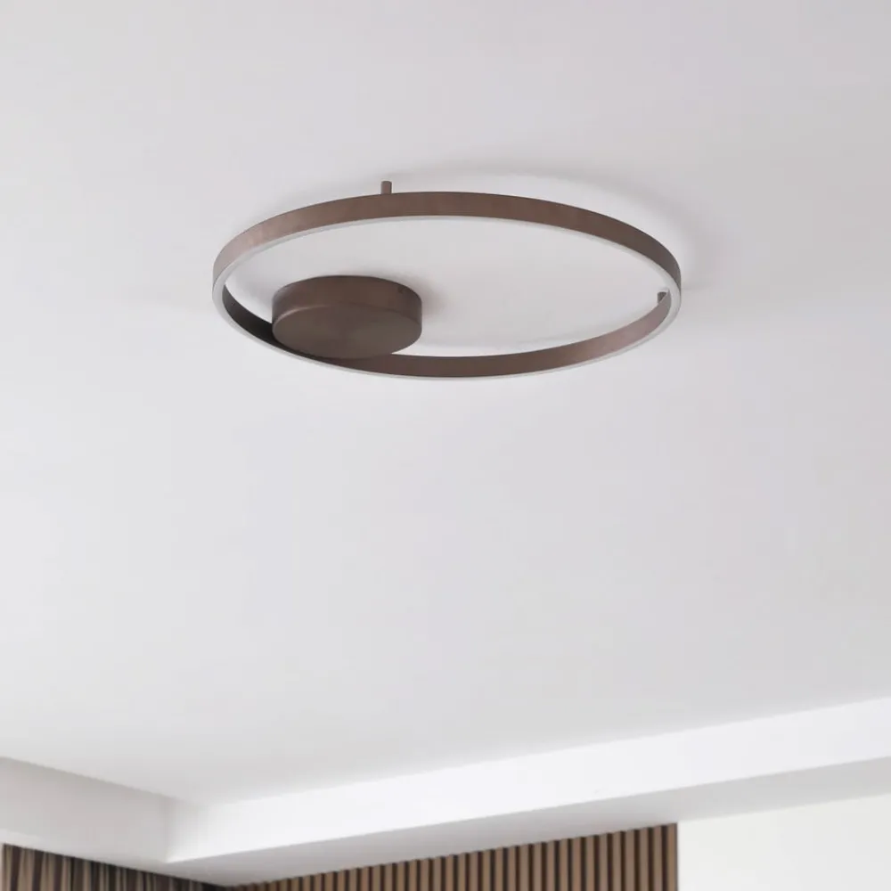 Lucande Gang|Loftlamper > Smart LED-loftslampe Moise, kaffe, CCT, Tuya