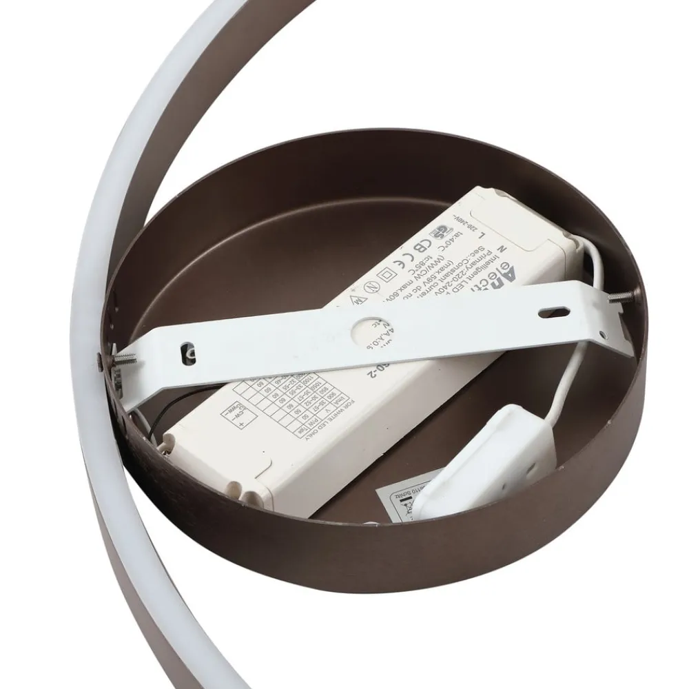 Lucande Gang|Loftlamper > Smart LED-loftslampe Moise, kaffe, CCT, Tuya