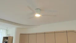 Lucande Loftventilatorer > Smart LED-loftventilator Moneno, hvid, DC, Tuya