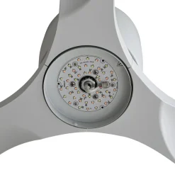 Lucande Loftventilatorer > Smart LED-loftventilator Moneno, hvid, DC, Tuya