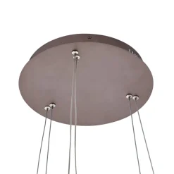 Pendellamper ^ Lucande Smart LED-pendel Yonam, kaffe, 2-lys, Tuya