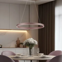 Lucande Pendellamper > Smart LED-pendel Yonam, kaffe, 1-lys, Tuya