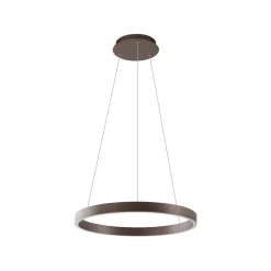 Lucande Pendellamper > Smart LED-pendel Yonam, kaffe, 1-lys, Tuya
