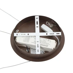 Lucande Pendellamper > Smart LED-pendel Yonam, kaffe, 1-lys, Tuya