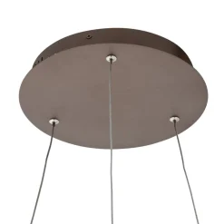 Lucande Pendellamper > Smart LED-pendel Yonam, kaffe, 1-lys, Tuya