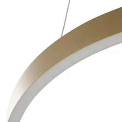 Lucande Pendellamper > Smart LED-pendel Yonam, guld, 2-lys, Tuya
