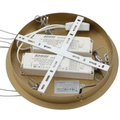 Lucande Pendellamper > Smart LED-pendel Yonam, guld, 2-lys, Tuya