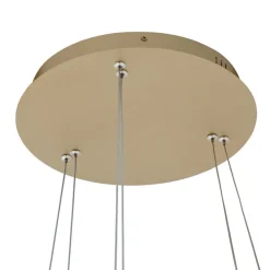 Lucande Pendellamper > Smart LED-pendel Yonam, guld, 2-lys, Tuya