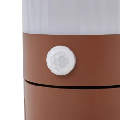 Lucande Gadebelysning Med Sensor|Gadebelysning > sokkellampe Corban, rust, sensor, stikkontakter, IP44