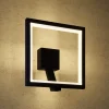 Lucande Væglamper > Square LED-væglampe, antracit, metal, IP65