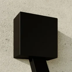 Lucande Væglamper > Square LED-væglampe, antracit, metal, IP65