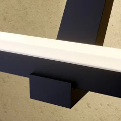 Lucande Væglamper > Square LED-væglampe, antracit, metal, IP65