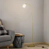 Lucande Gulvlamper|Gulvlamper > Taylan gulvlampe af jern, glasskærm