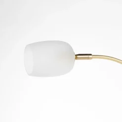 Lucande Gulvlamper|Gulvlamper > Taylan gulvlampe af jern, glasskærm