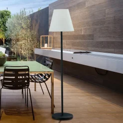 Lucande Terrassebelysning > terrasselampe Jaimy, sort, aluminium, 150 cm