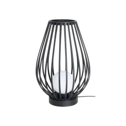 Lucande Terrassebelysning > terrasselampe Marrin, sort, metal, Ø 46cm
