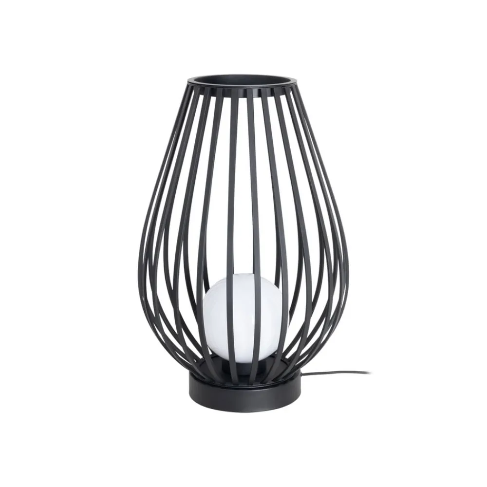 Lucande Terrassebelysning > terrasselampe Marrin, sort, metal, Ø 46cm