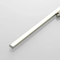 Væglamper|Væglamper ^ Lucande Thibaud LED-gallerilampe, nikkel, 51,4 cm