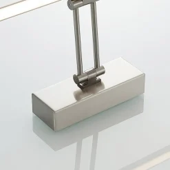 Væglamper|Væglamper ^ Lucande Thibaud LED-gallerilampe, nikkel, 51,4 cm