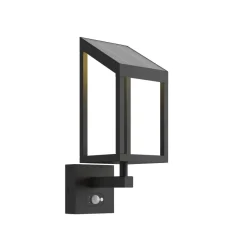 Lucande Solcelle Lampe Med Sensor|Væglampe Med Sensor > Timeo LED-udendørs væglampe med solcelle