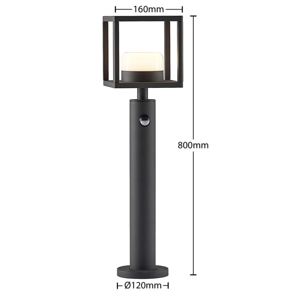 Lucande Gadebelysning > Timio vejlampe, 60cm, bevægelsessensor, GX53, IP44