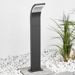 Terrassebelysning|Gadebelysning ^ Lucande Timm LED-vejlampe, 60 cm, antracit, metal, IP54