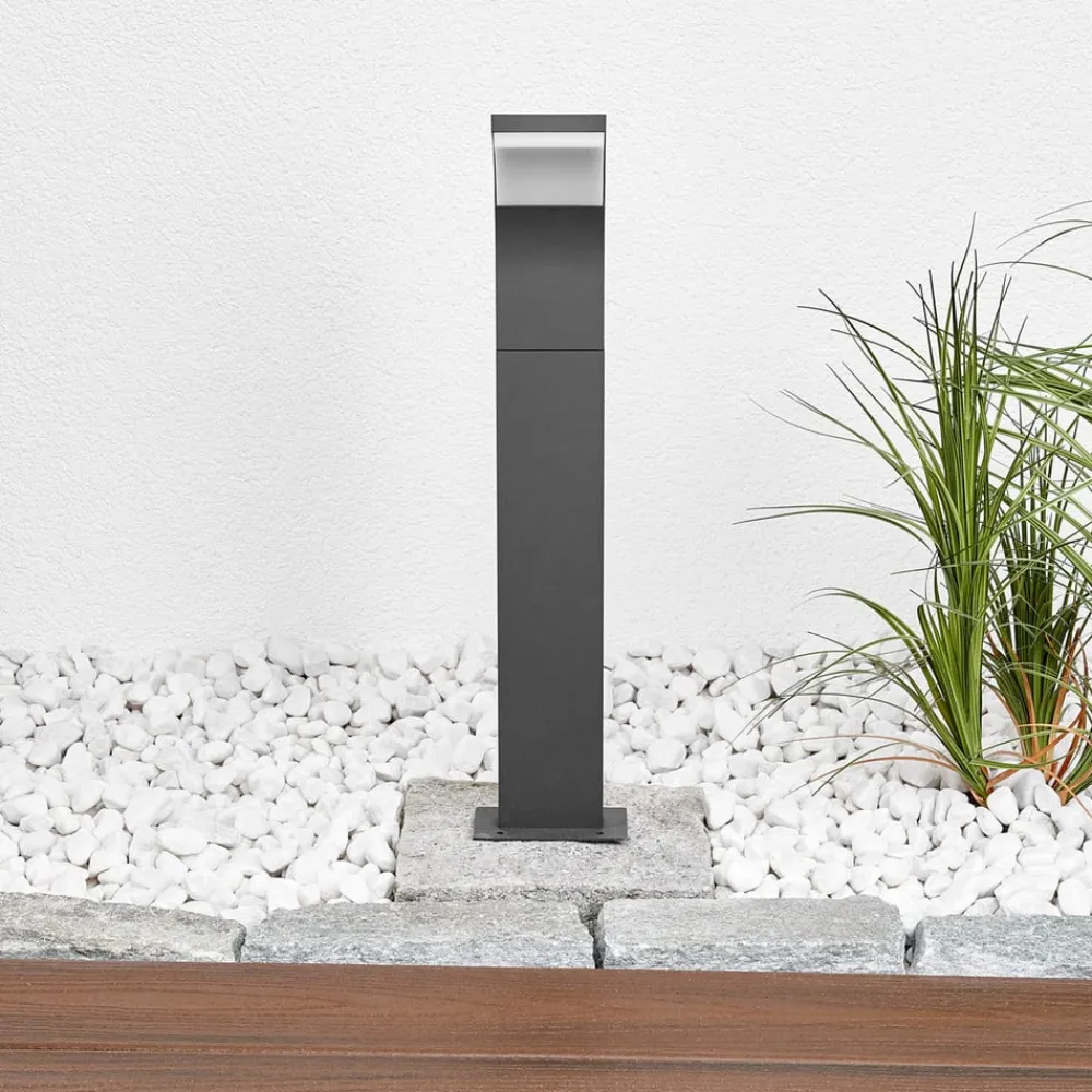 Terrassebelysning|Gadebelysning ^ Lucande Timm LED-vejlampe, 60 cm, antracit, metal, IP54